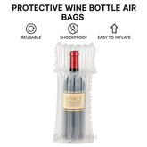 Inflatable Wine Bottle Air Bags - Shock Resistant Protective Cushion Packaging